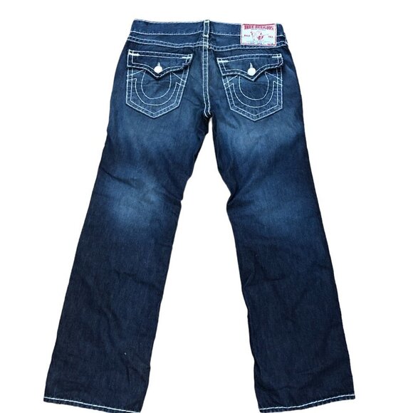 Vintage True Religion Jeans Size 38 RICKY SUPER T Blue - Picture 6 of 8